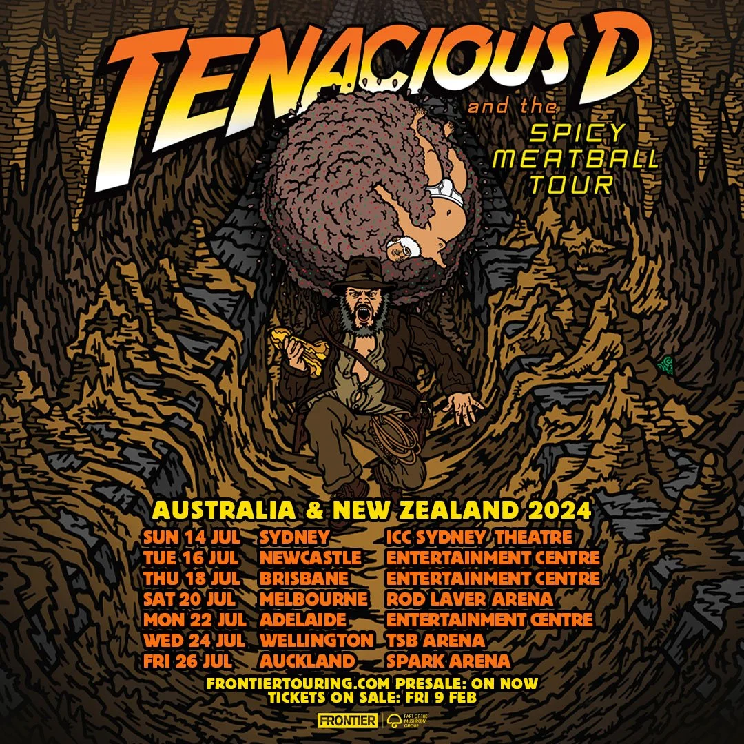 Tour News - Tenacious D announce the Spicy Meatball Tour - July 2024
