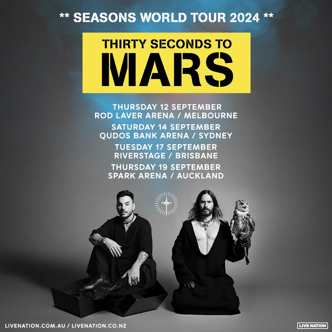 Tour News - Thirty Seconds to Mars announce Australia & New Zealand Shows For September 2024