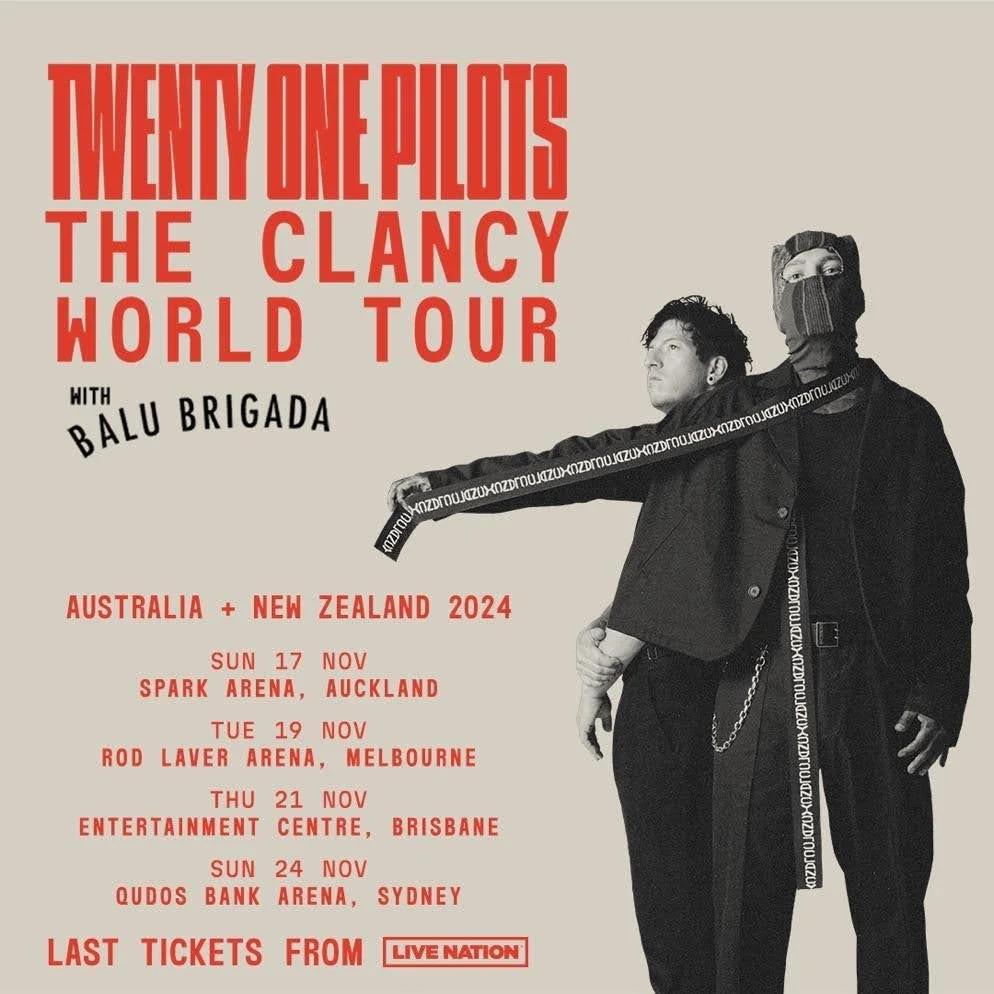 Tour News - Twenty One Pilots announce Balu Brigada as special guests for The Clancy World Tour