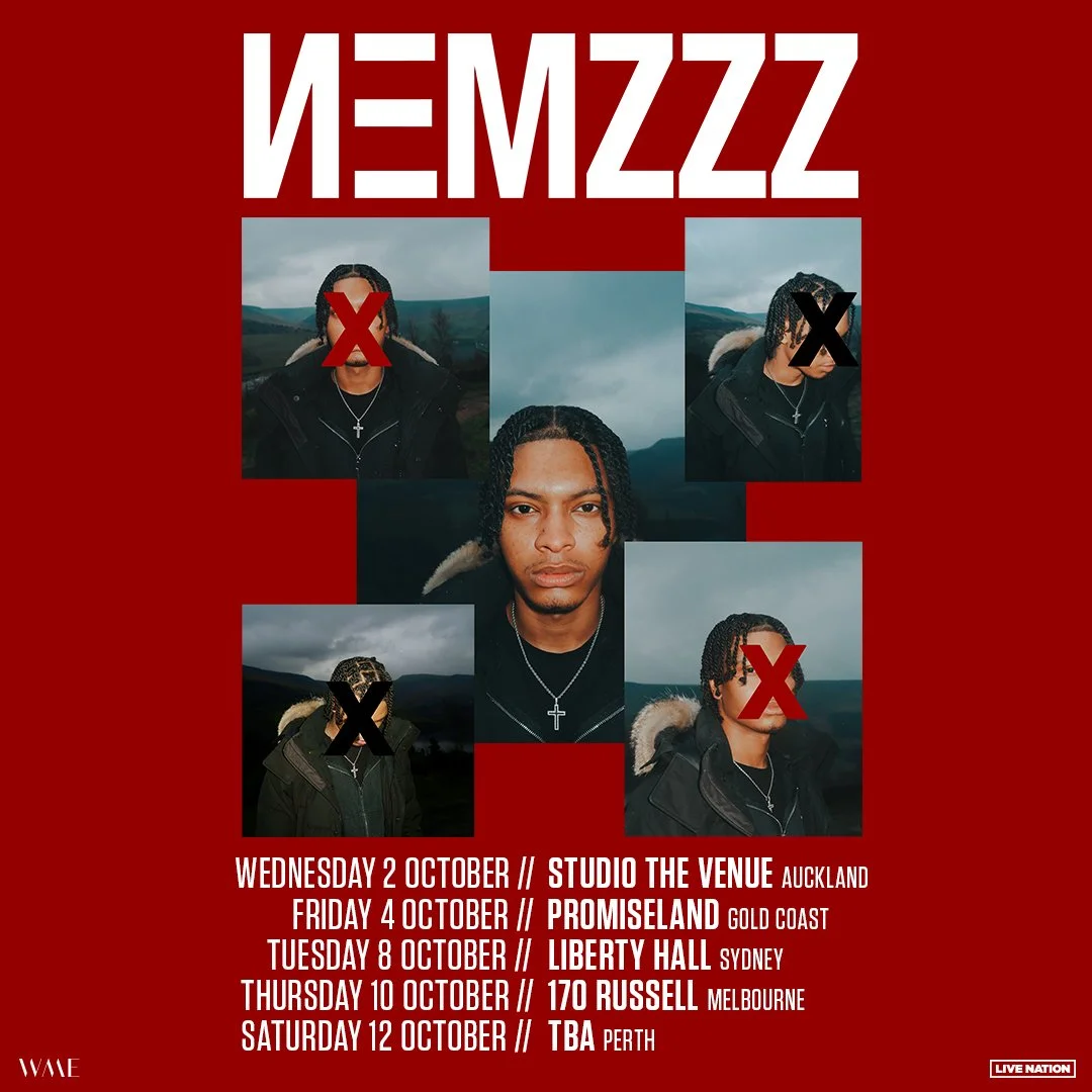 Tour News - UK Rapper Nemzzz Is Heading To Australia & New Zealand This October