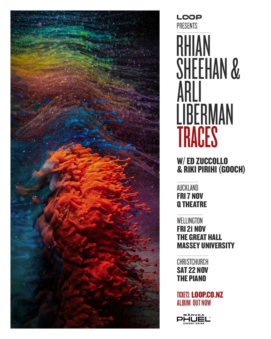 Rhian Sheehan & Arli Liberman - Traces Tour - Auckland - 7th November 2025