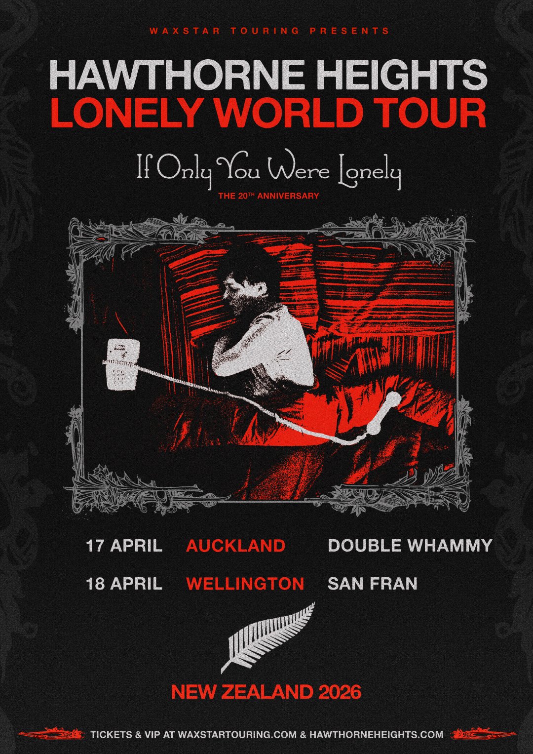 Hawthorne Heights - If Only You Were Lonely - Auckland - 17th April 2026