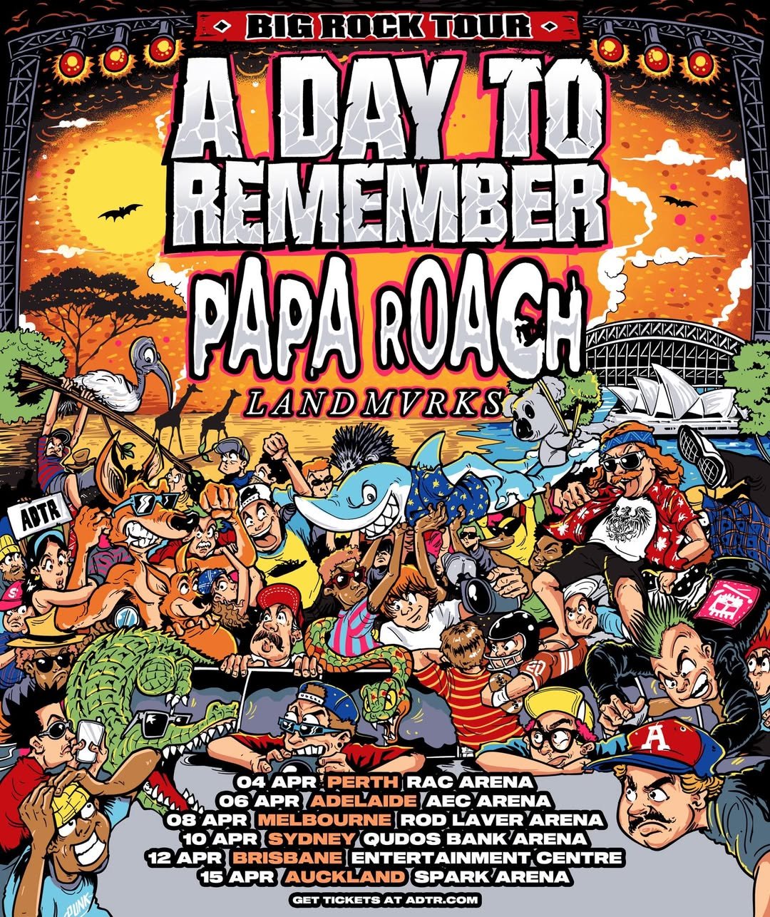 A Day To Remember with Papa Roach - Big Rock Tour - 15th April 2026