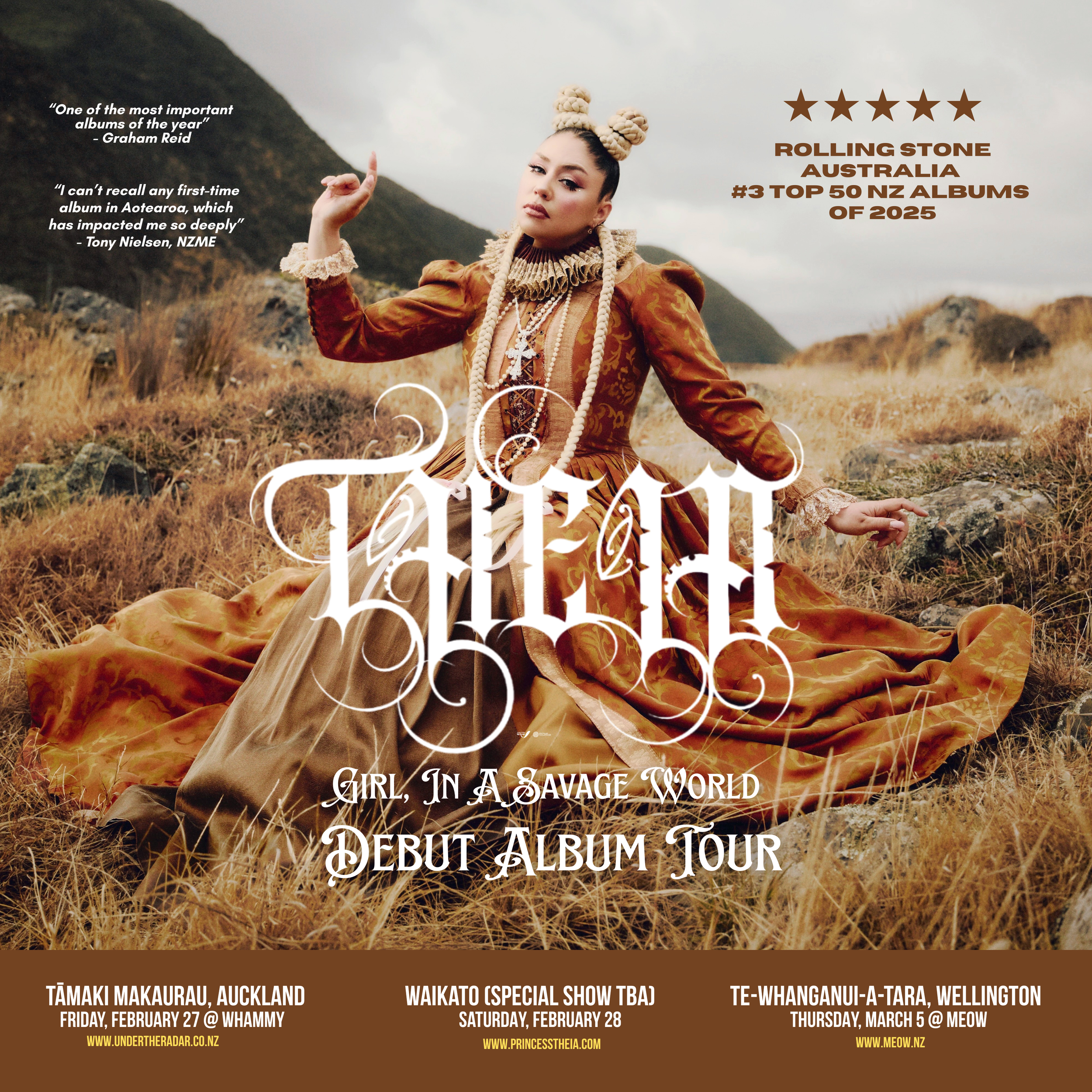 Theia - Girl in a Savage World - Auckland - 27th February 2026