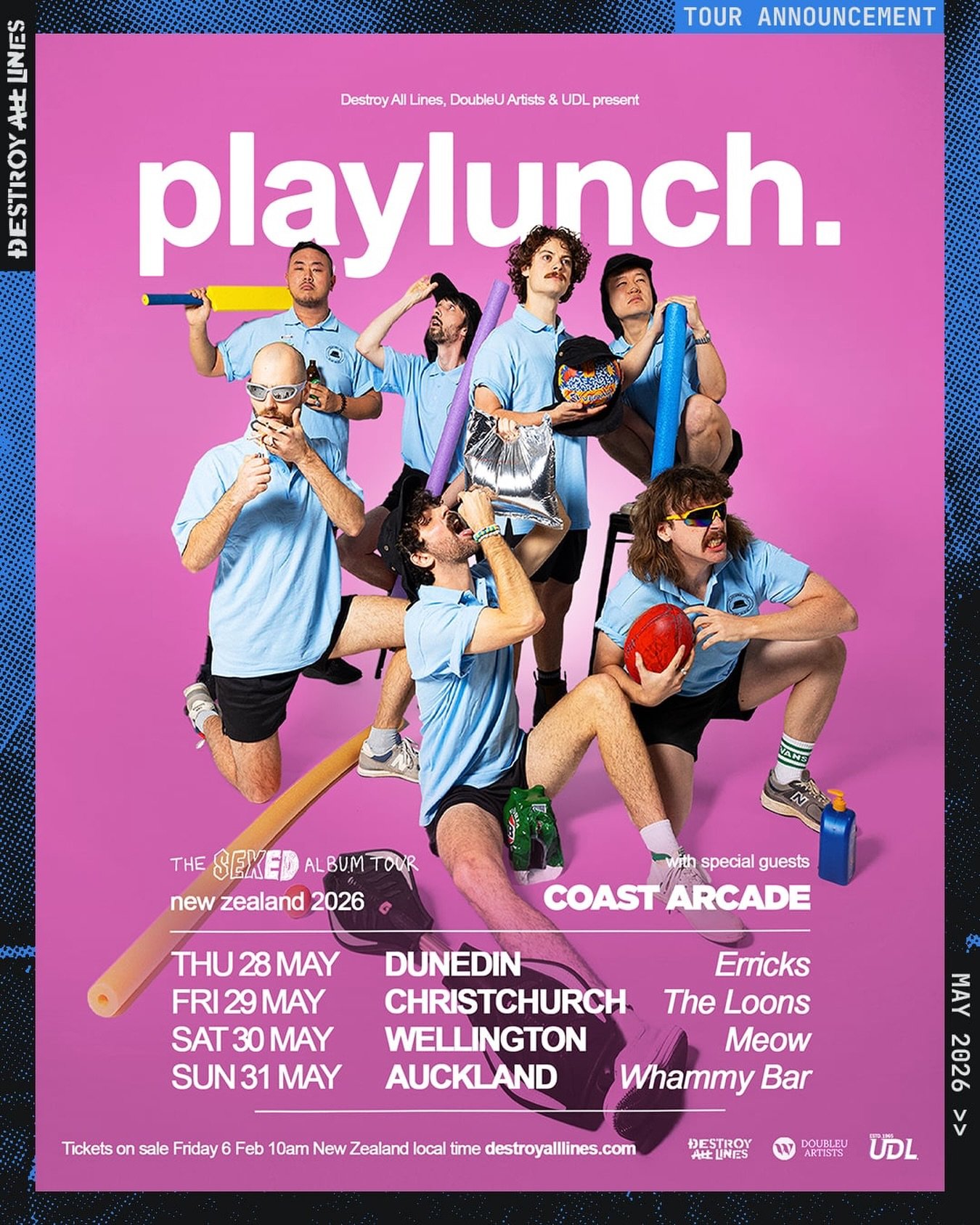 Playlunch - Sex Ed New Zealand Tour - Auckland - 31st May 2026