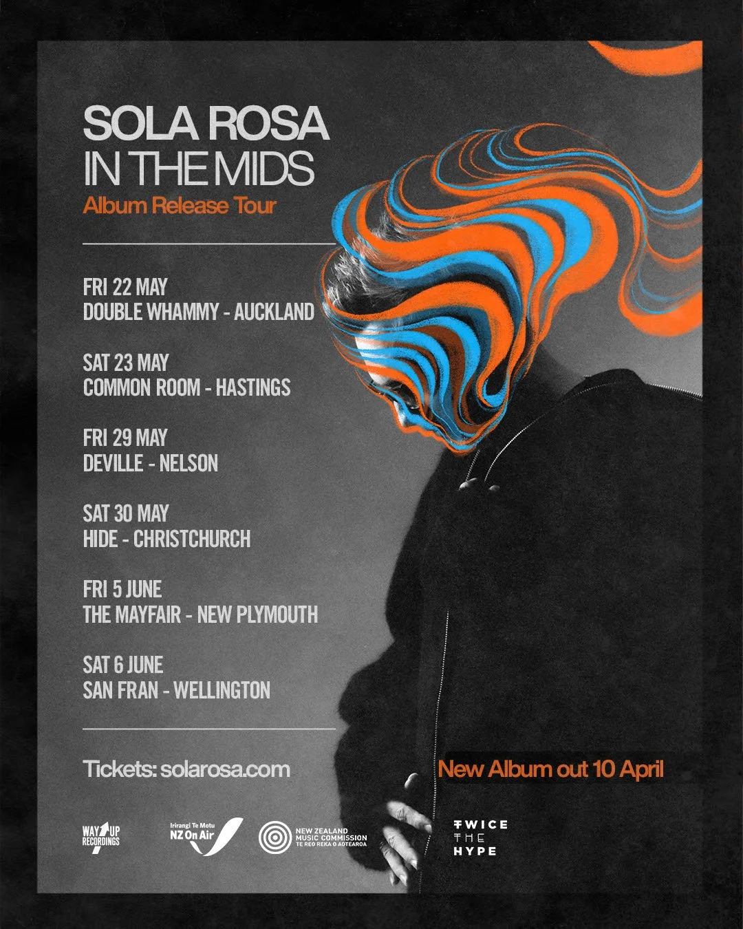 Sola Rosa - In The Mids Album Release Tour - Nelson - 29th May 2026 