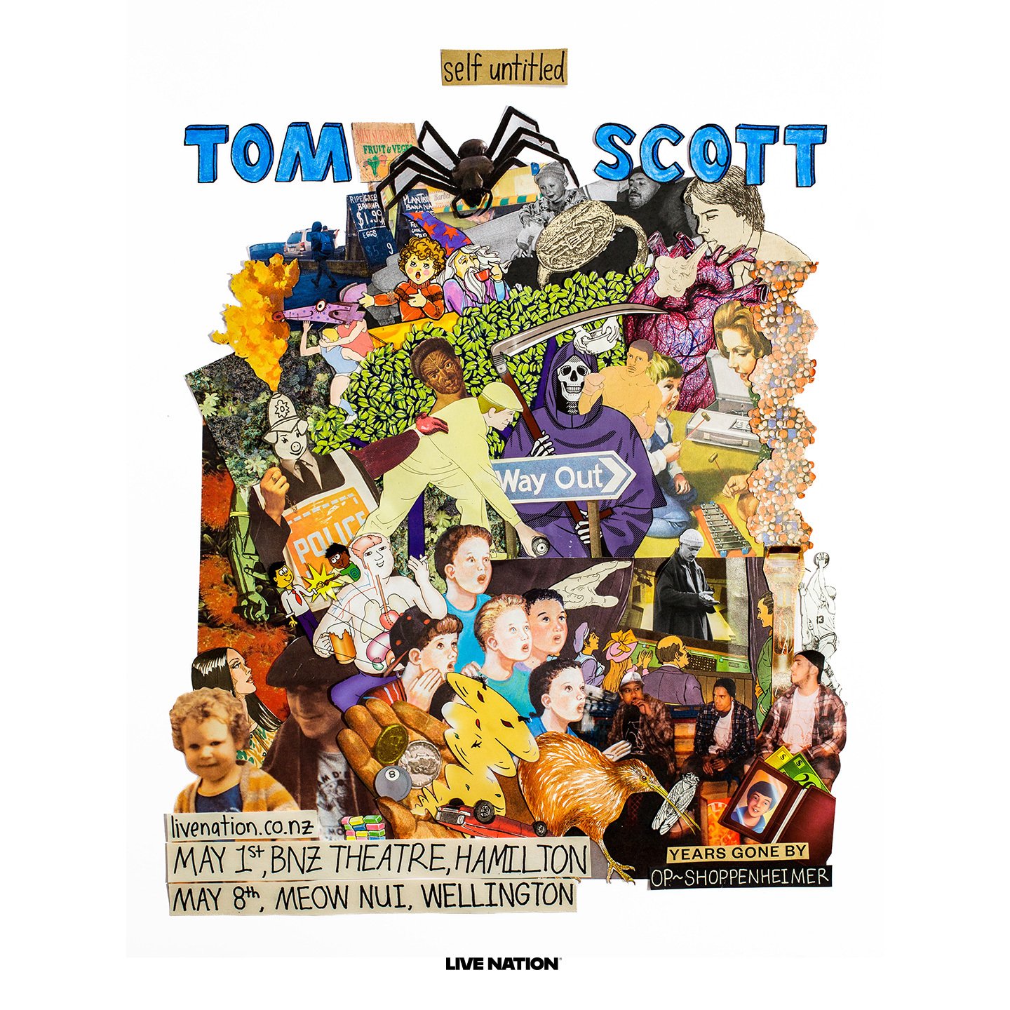 Tour News - Tom Scott announces 'self untitled'&nbsp;Aotearoa NZ tour - 3rd March 2026