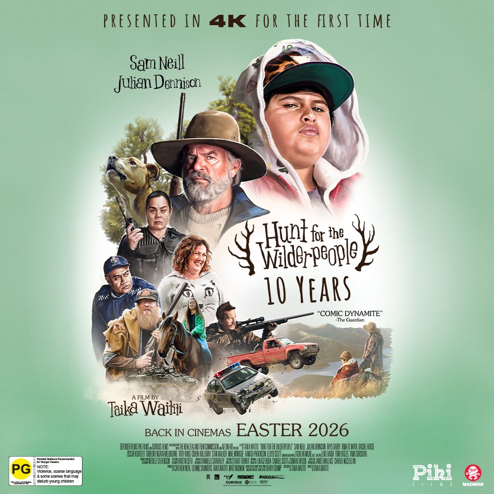 News - Hunt For The Wilderpeople returns to Aotearoa cinemas- 4th March 2026
