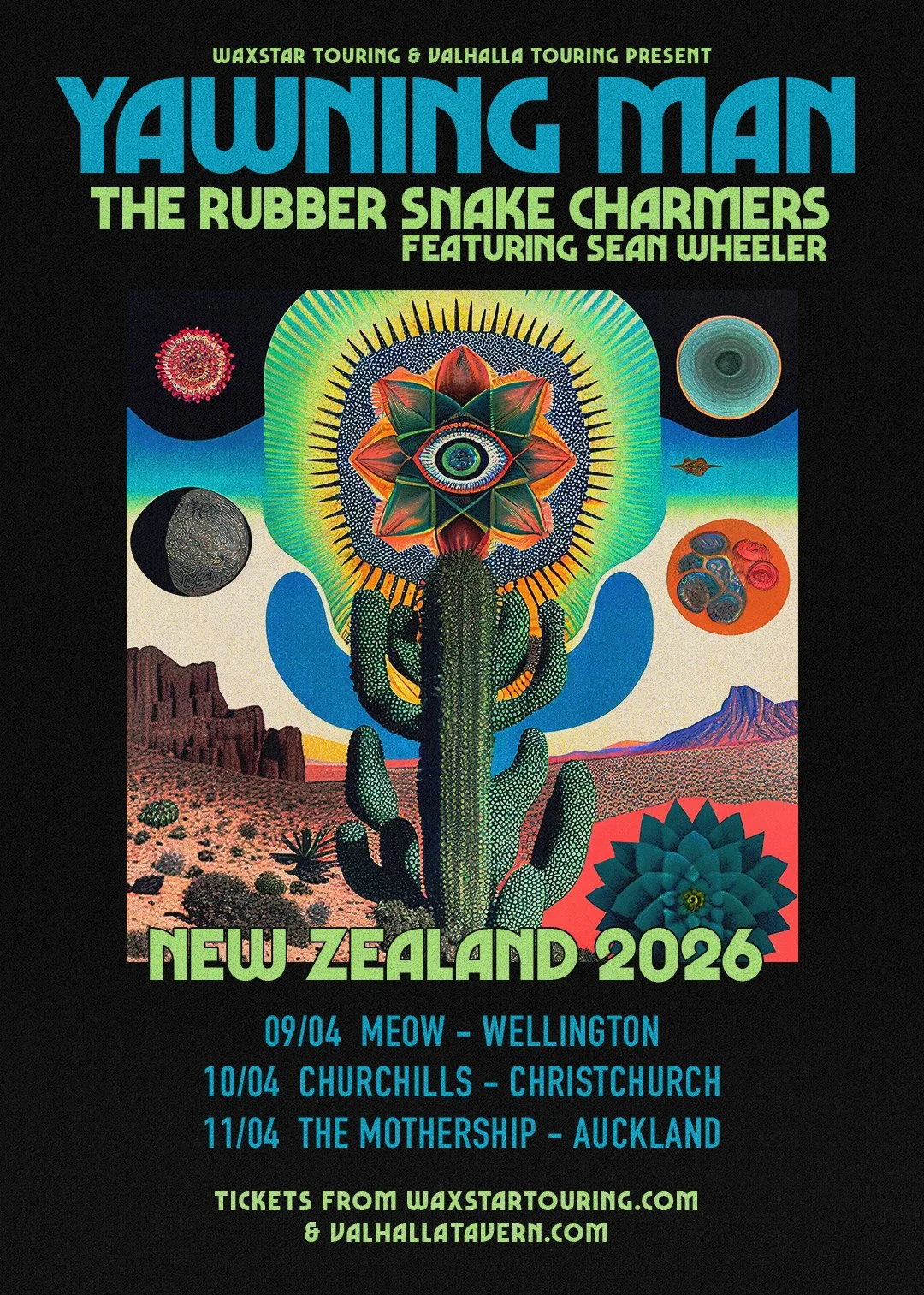 Yawning Man - New Zealand 2026 - Christchurch - 10th April 2026