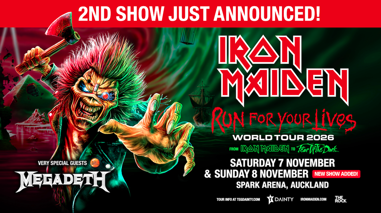 Iron Maiden - Run For Your Lives - Auckland - 8th November 2026