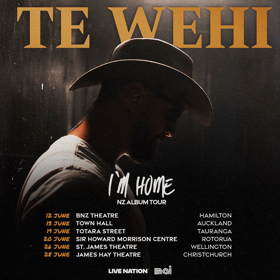 Tour News - Te Wehi announces debut album, 'I'm Home', and nationwide NZ album tour - 7th April 2026