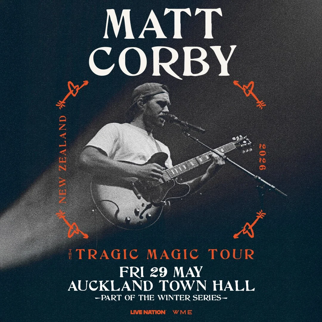 Tour News - Matt Corby returns to Aotearoa on his Tragic Magic tour - 8th April 2026