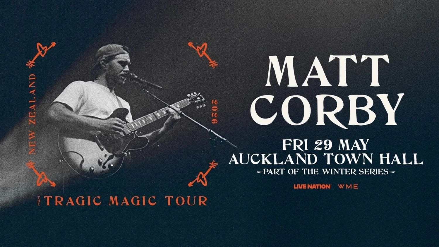 Matt Corby - The Tragic Magic Tour - Auckland - 29th May 2026