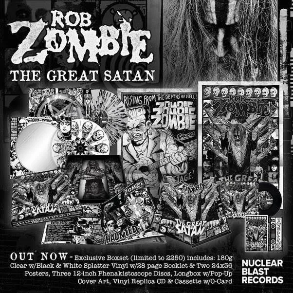 New Music &amp; Video Release - Rob Zombie delivers video for 'The Black Scorpion' from 'The Great Satan' - 9th April 2026