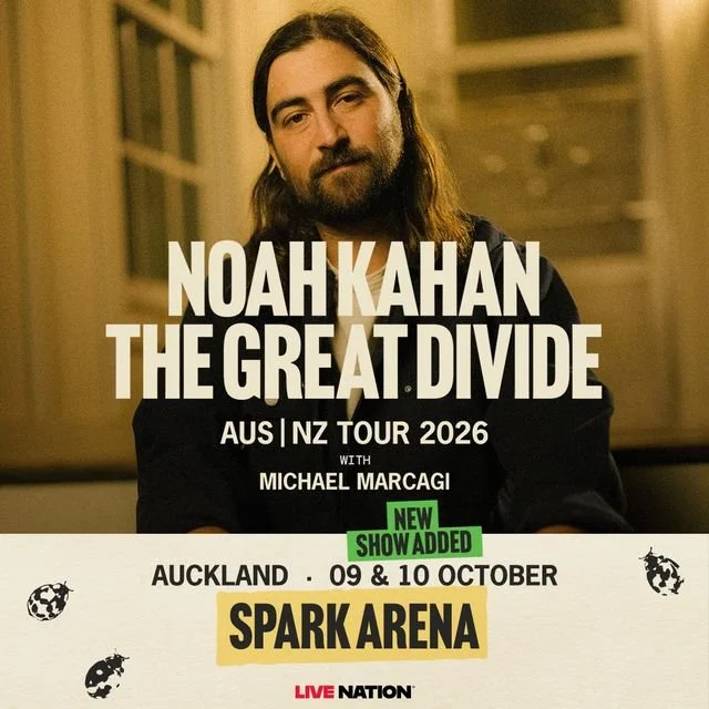 Tour News - Noah Kahan's 'The Great Divide' world tour adds second show for Auckland - 16th April 2026