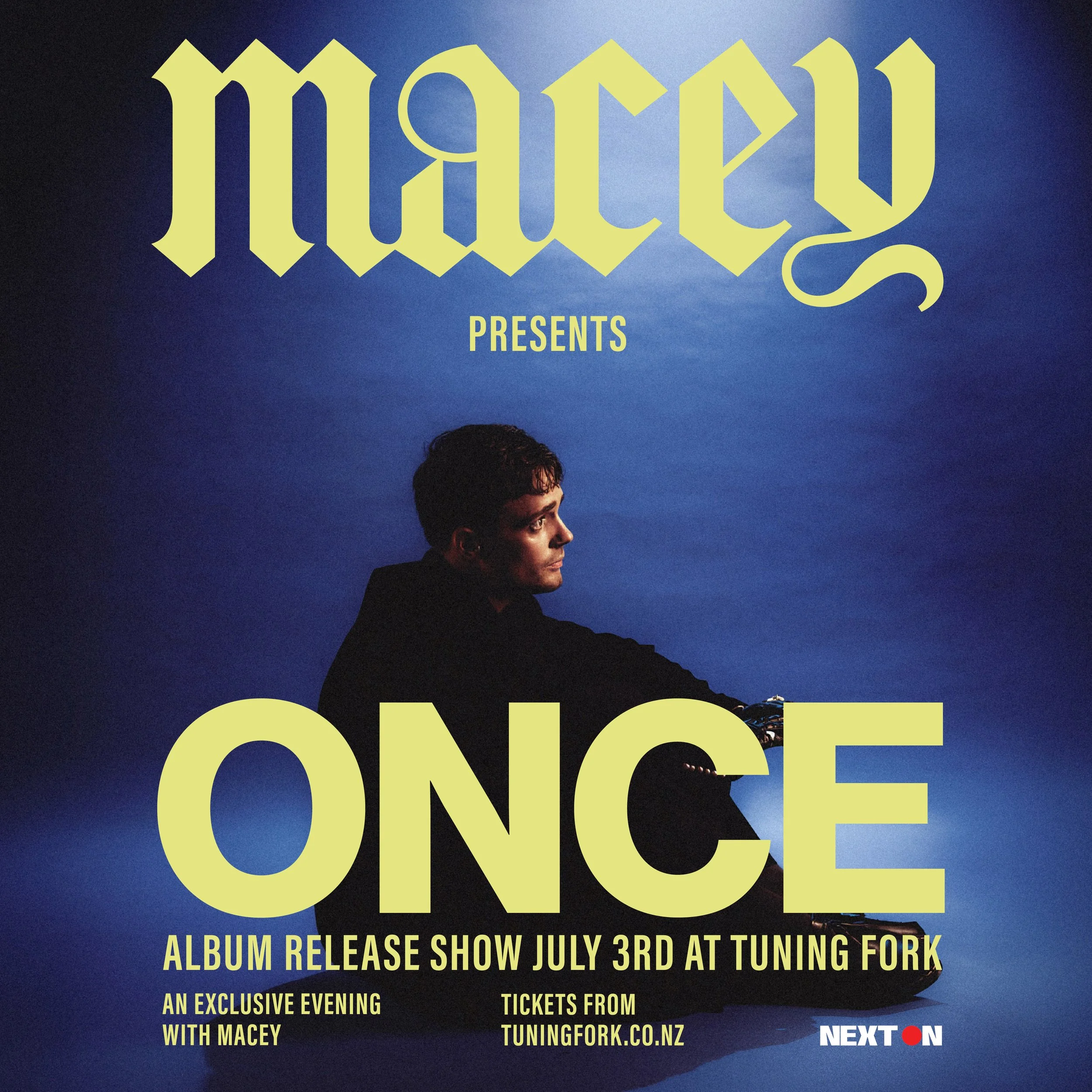 Tour News - Macey announces first headline show in three years alongside new album, 'Once,' release - 12th May 2026