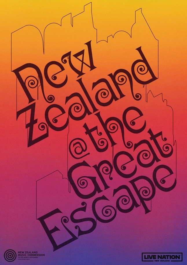 Festival News - NZ named lead country partner for The Great Escape 20th anniversary May 2026 in UK - 10th March 2026