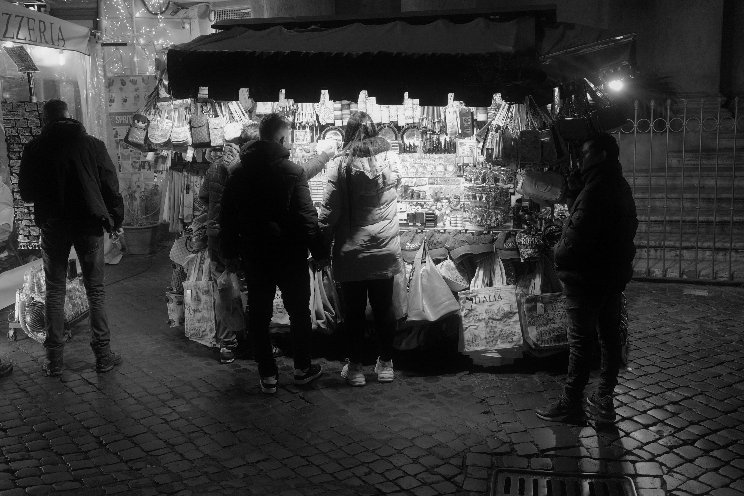 Rome’s soul in a small stand.