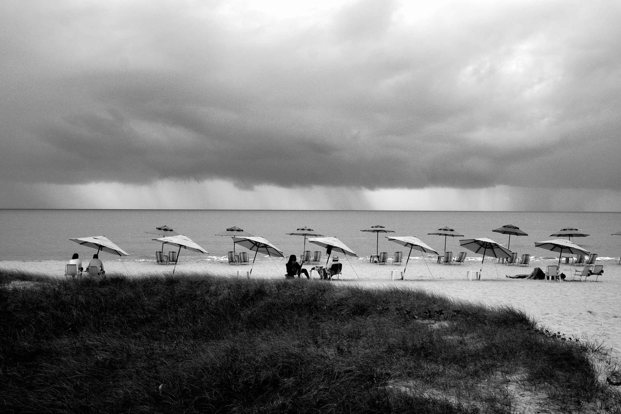 Silence before the rain...