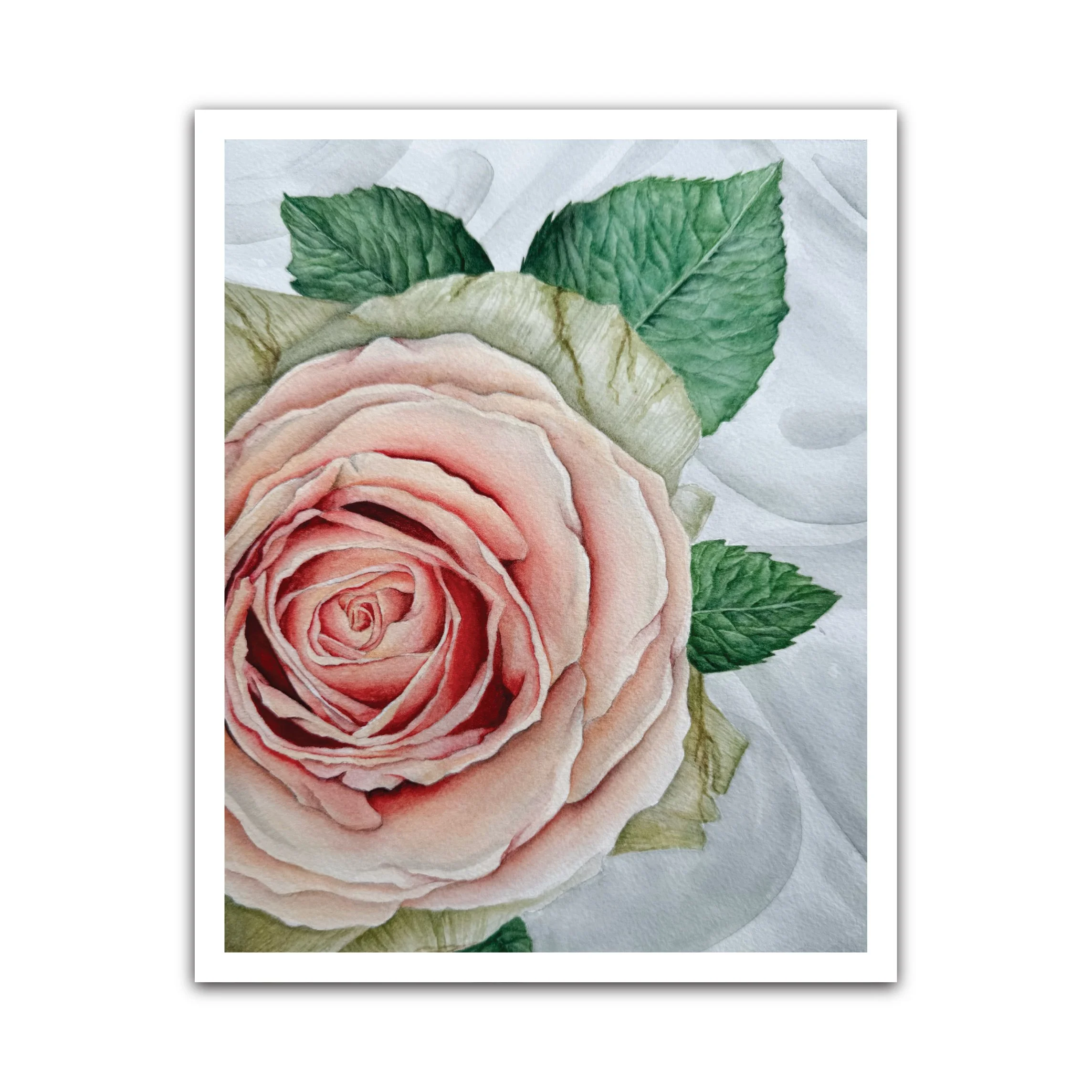Birthday Rose | Watercolor Print