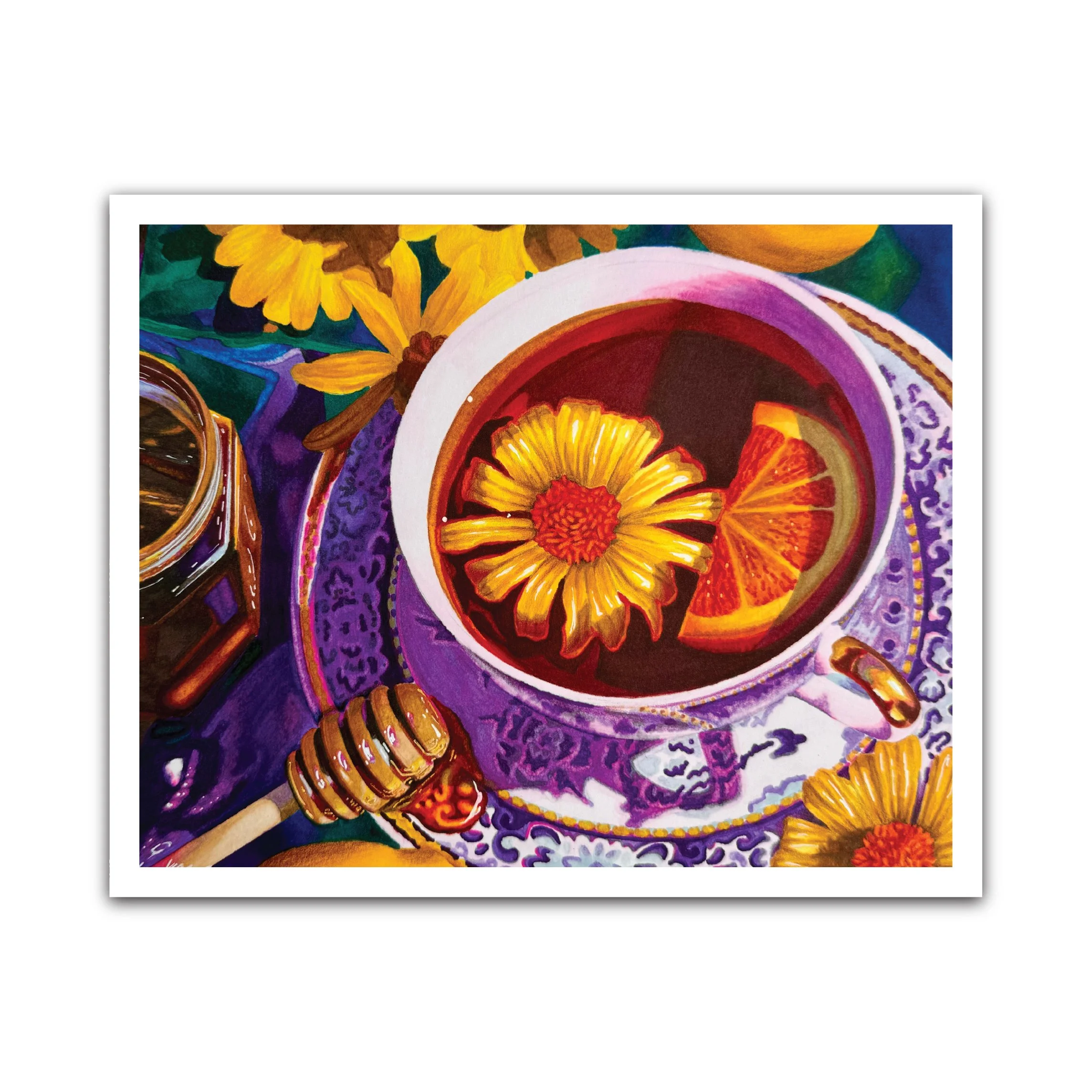 Sip of Grace | Alcohol Marker Print