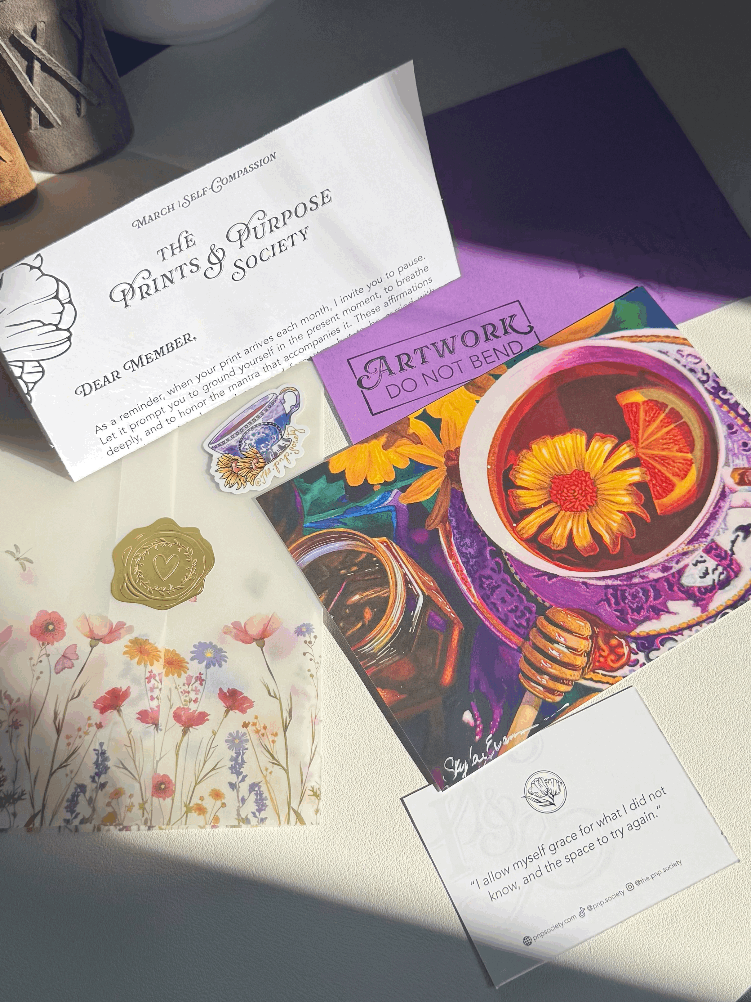 P&P Monthly Art and Affirmation - Single