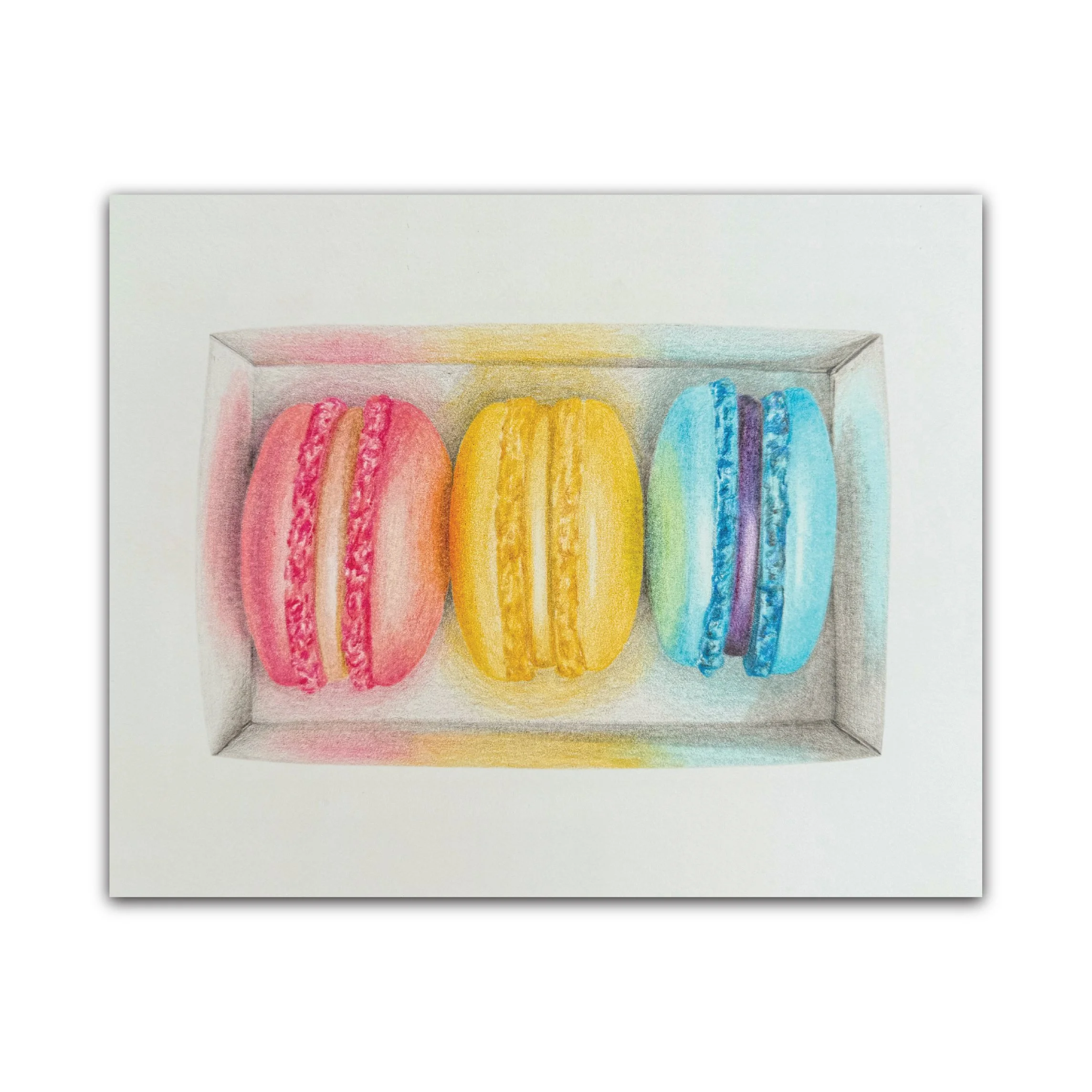 Sweet Trio | Colored Pencil Print
