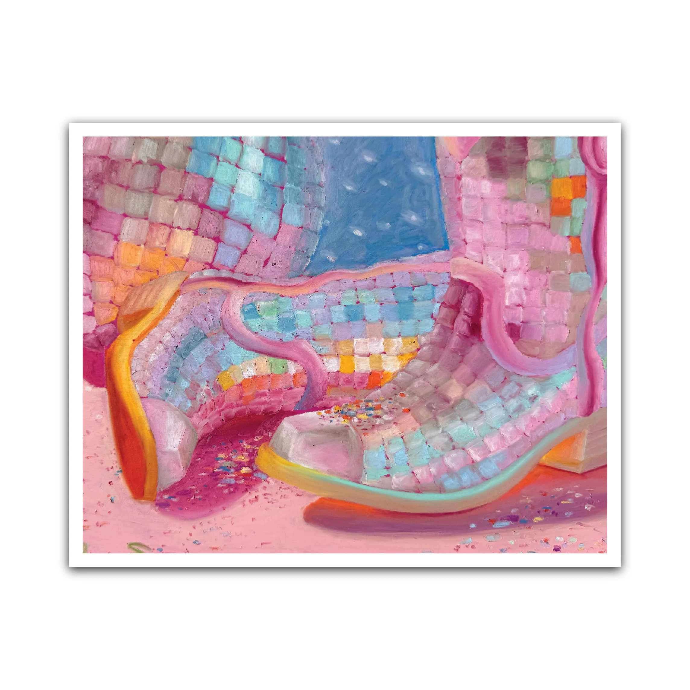 Unapologetic Pastel | Oil Pastel Print