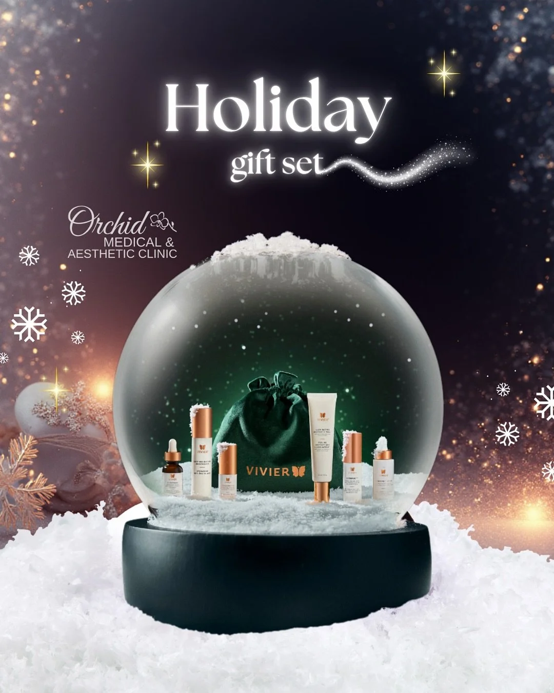 💫 It&rsquo;s the season to glow!
Discover the new Vivier Holiday Gift Sets, now available at Orchid Medical &amp; Aesthetic Clinic. ✨
Each set is beautifully curated with Vivier&rsquo;s most loved products &mdash; available only while supplies last.