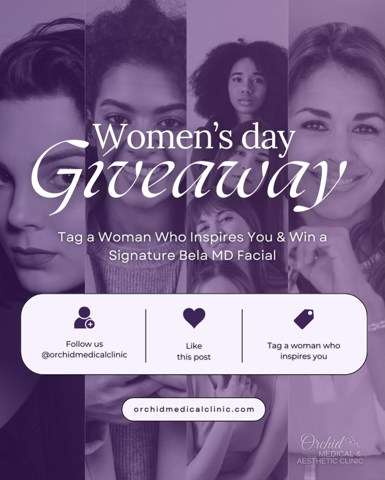 ✨ Tag a Woman Who Inspires You Giveaway✨

In celebration of International Women&rsquo;s Day, we&rsquo;re honoring the strength, confidence, and beauty of women everywhere. 💜✨

We&rsquo;re giving away a Signature Bela MD Facial &mdash; the perfect tr