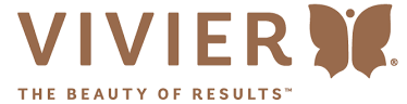 Vivier logo with butterfly symbol and tagline 'The Beauty of Results'