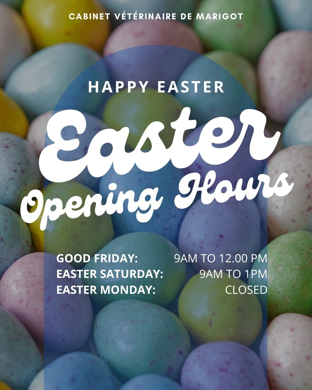 MISE &Agrave; JOUR HORAIRES D'OUVERTURE
UPDATE OPENING HOURS