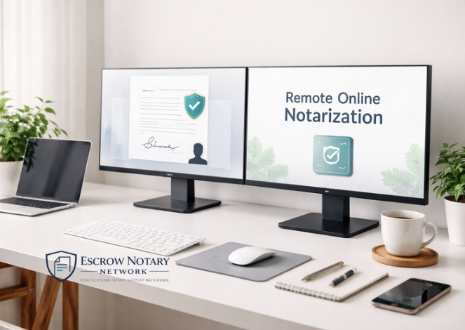 Remote Online Notarization for Real Estate Closings | Nationwide RON Solutions