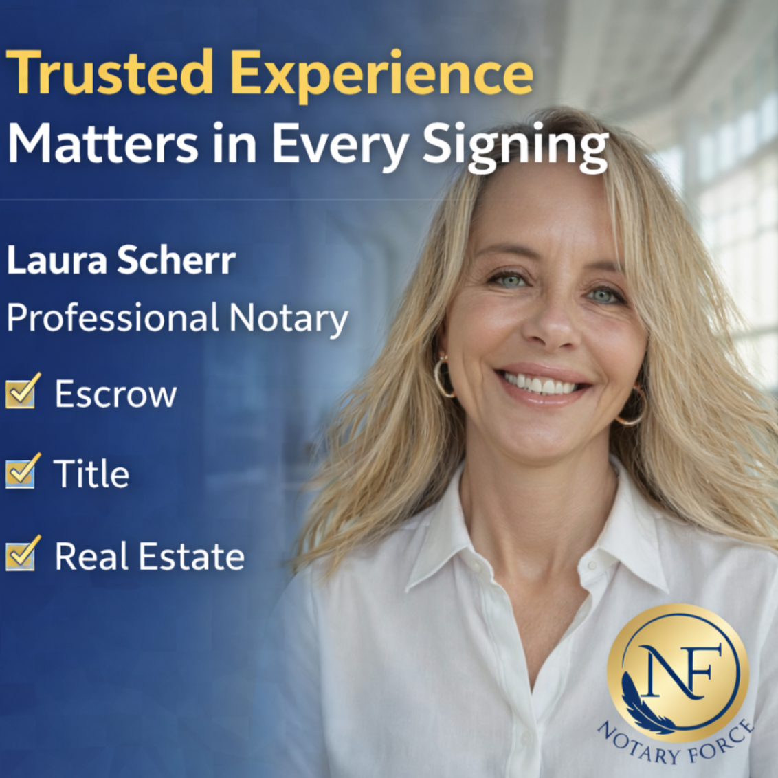 Trusted Remote Online Notary in Tennessee: Laura Scherr of Notary Force