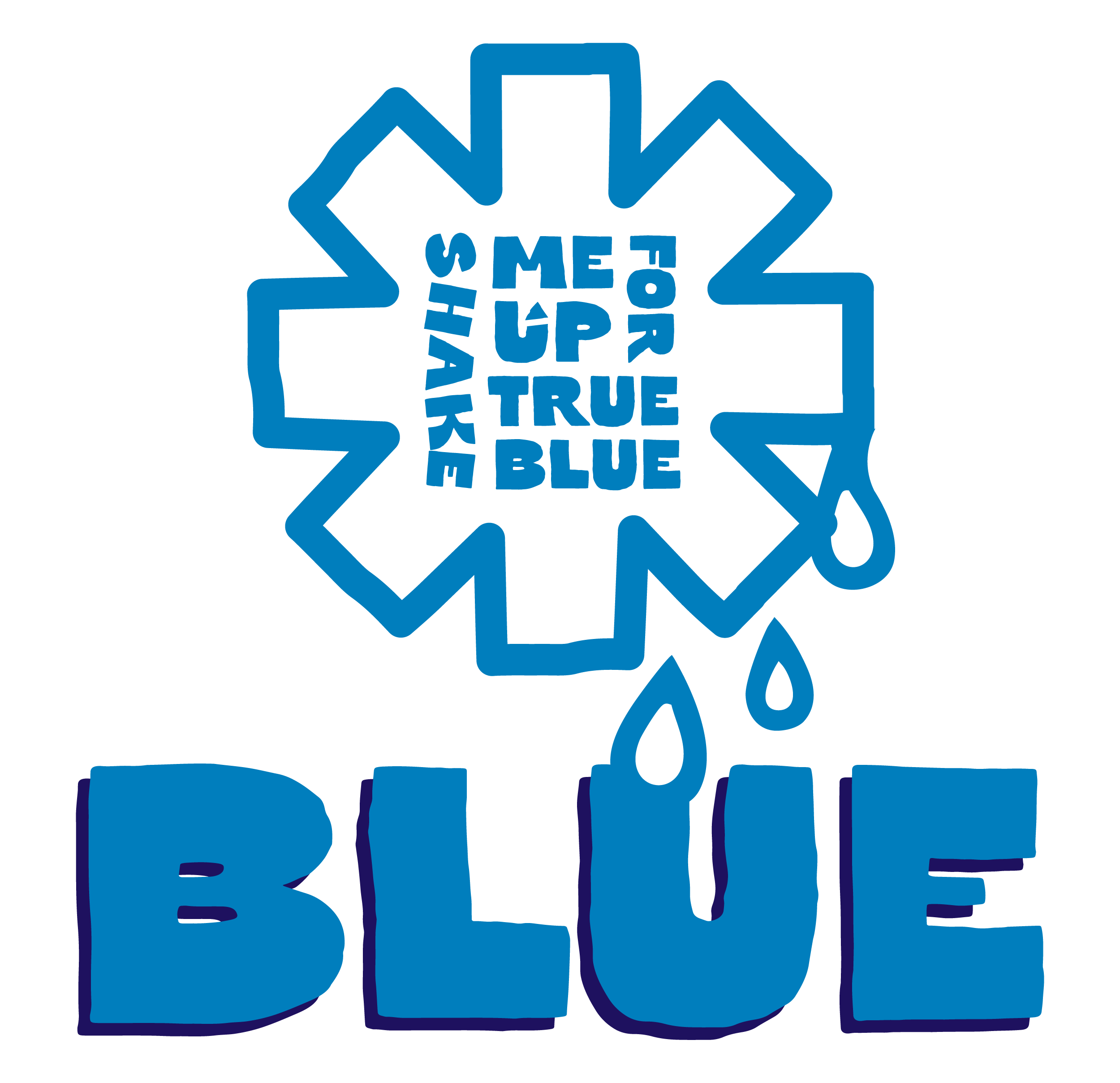 te-ledoz blue flavour icon with dripping asterix