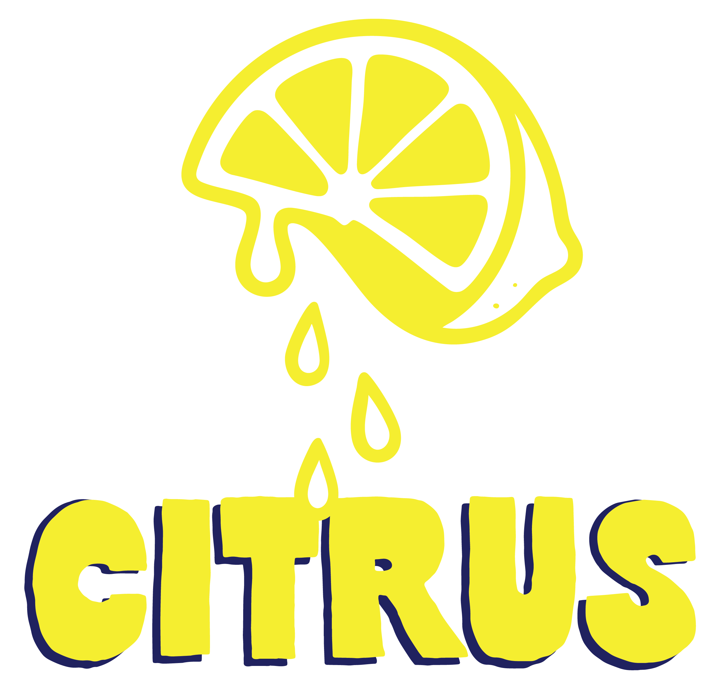 te-ledoz citrus flavour icon with dripping lemon wedge