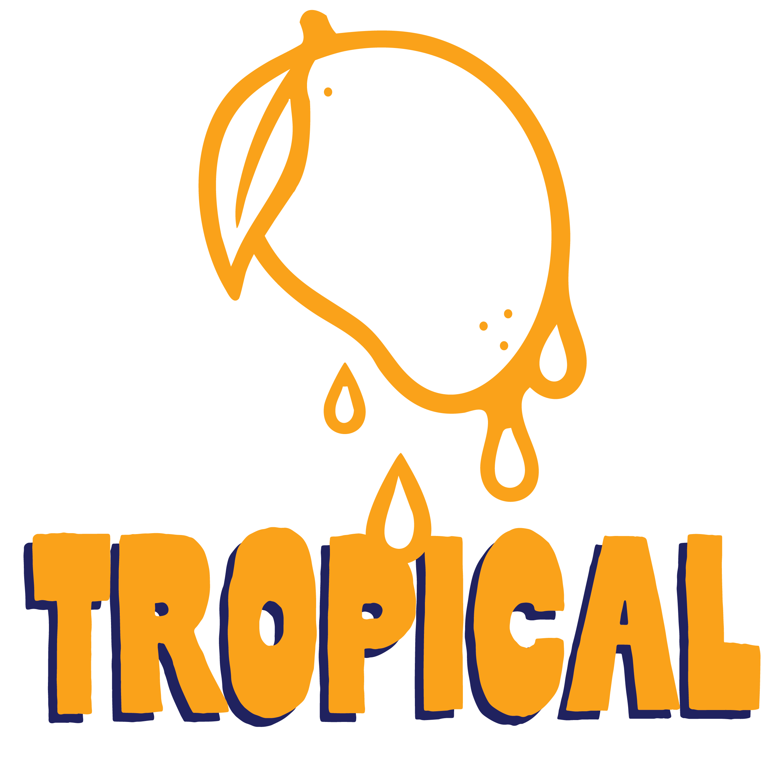 te-ledoz tropical flavour icon with dripping mango