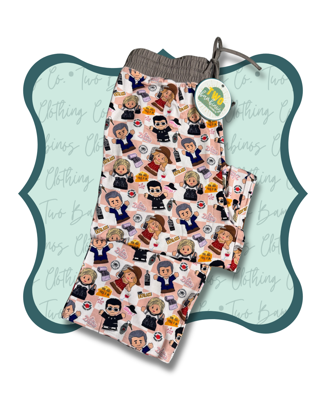 Little Schitts Straight Leg PJ Pants