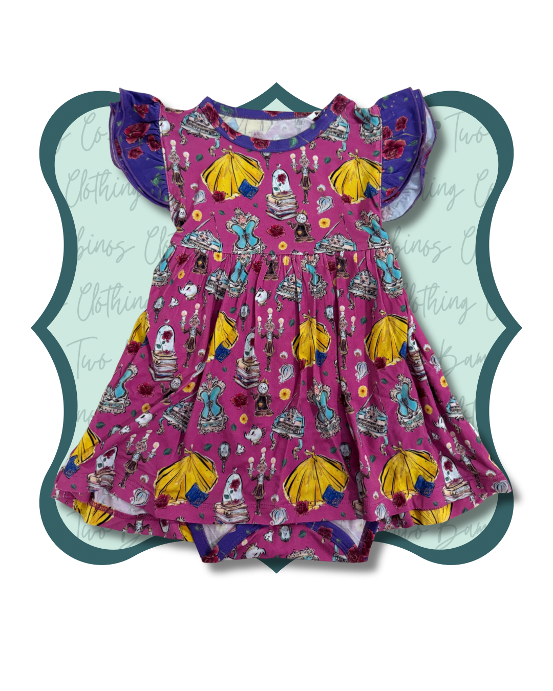 Rose Before Bros *BODYSUIT* Twirl Dress