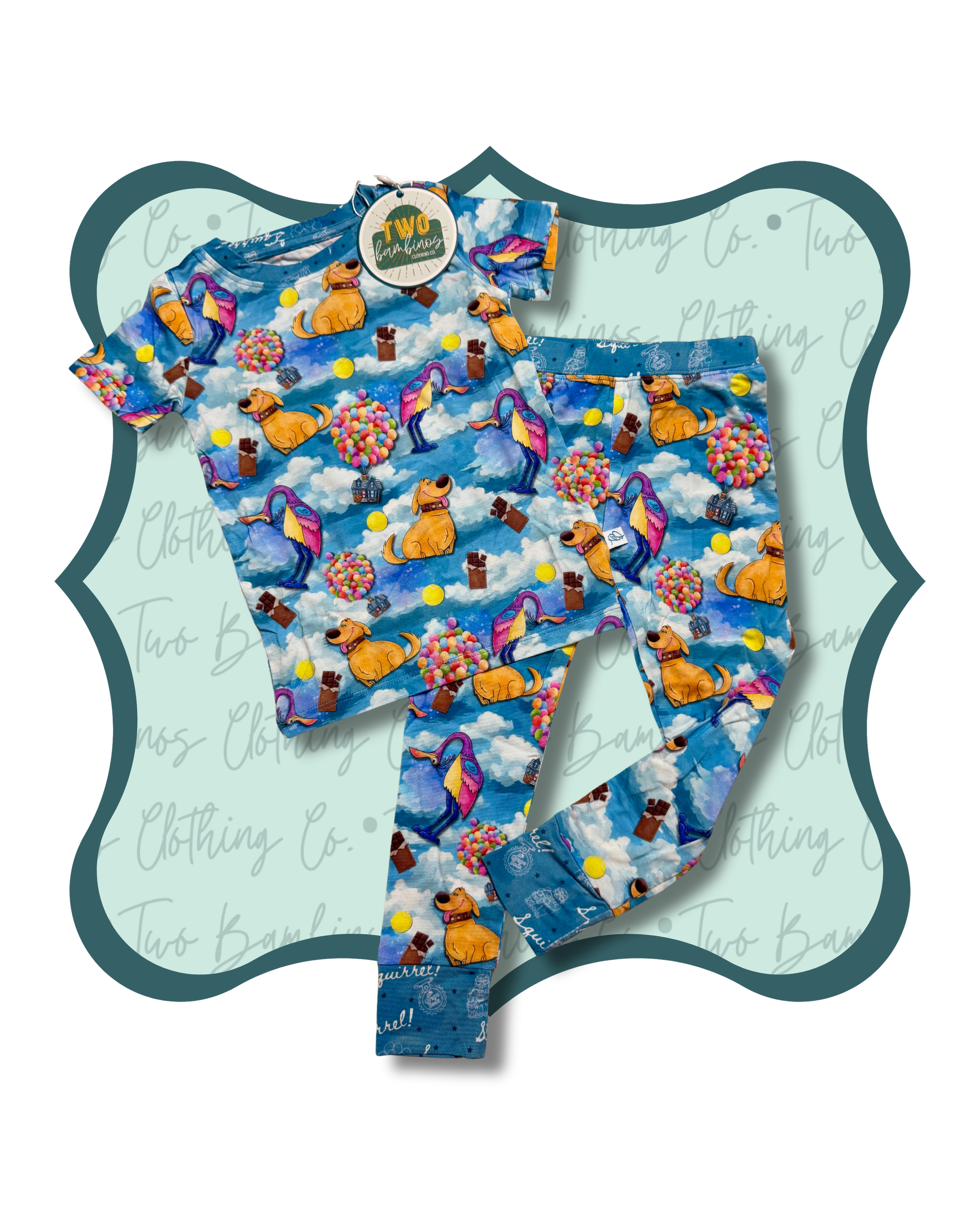 Paradise Paws Two Piece PJs