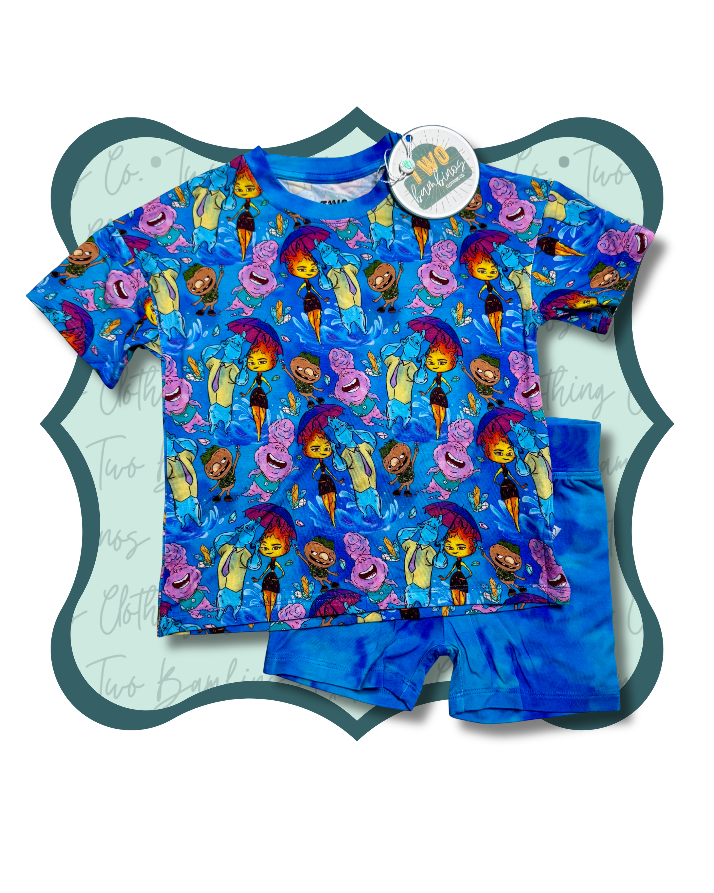 Opposites Ignite Oversized Tee/Bikers
