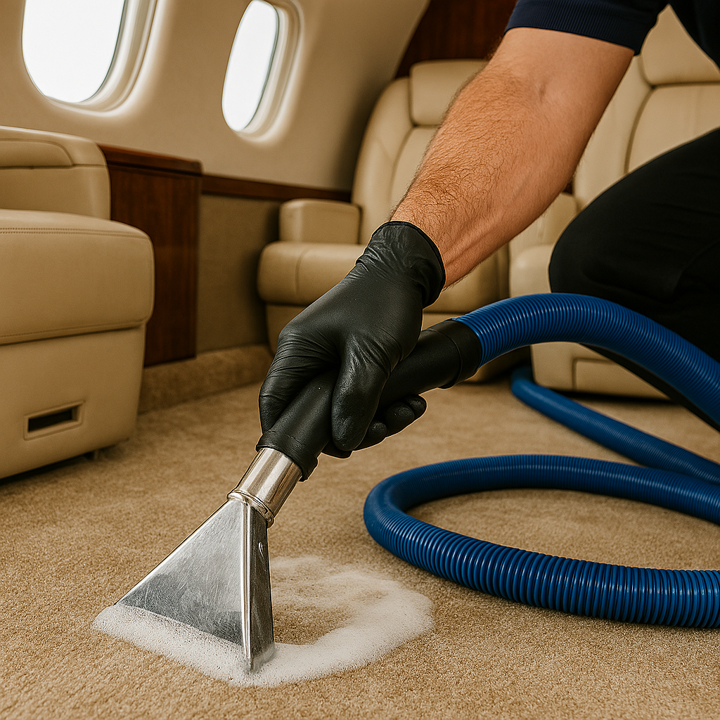 private jet detailing