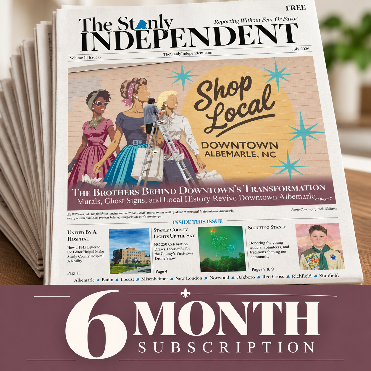6 Month Subscription