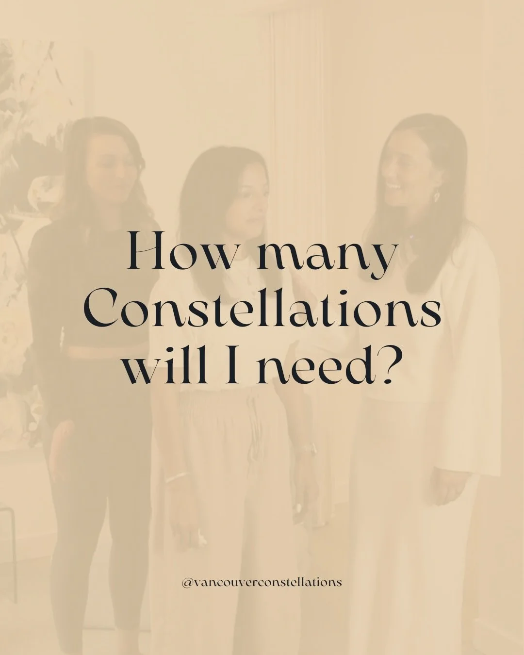 &ldquo;How many Constellations will I need?&rdquo;

There&rsquo;s no set number. This isn&rsquo;t work you come to every week or follow in a fixed path. Each session meets something specific, something that&rsquo;s ready to be seen.

And often, what 