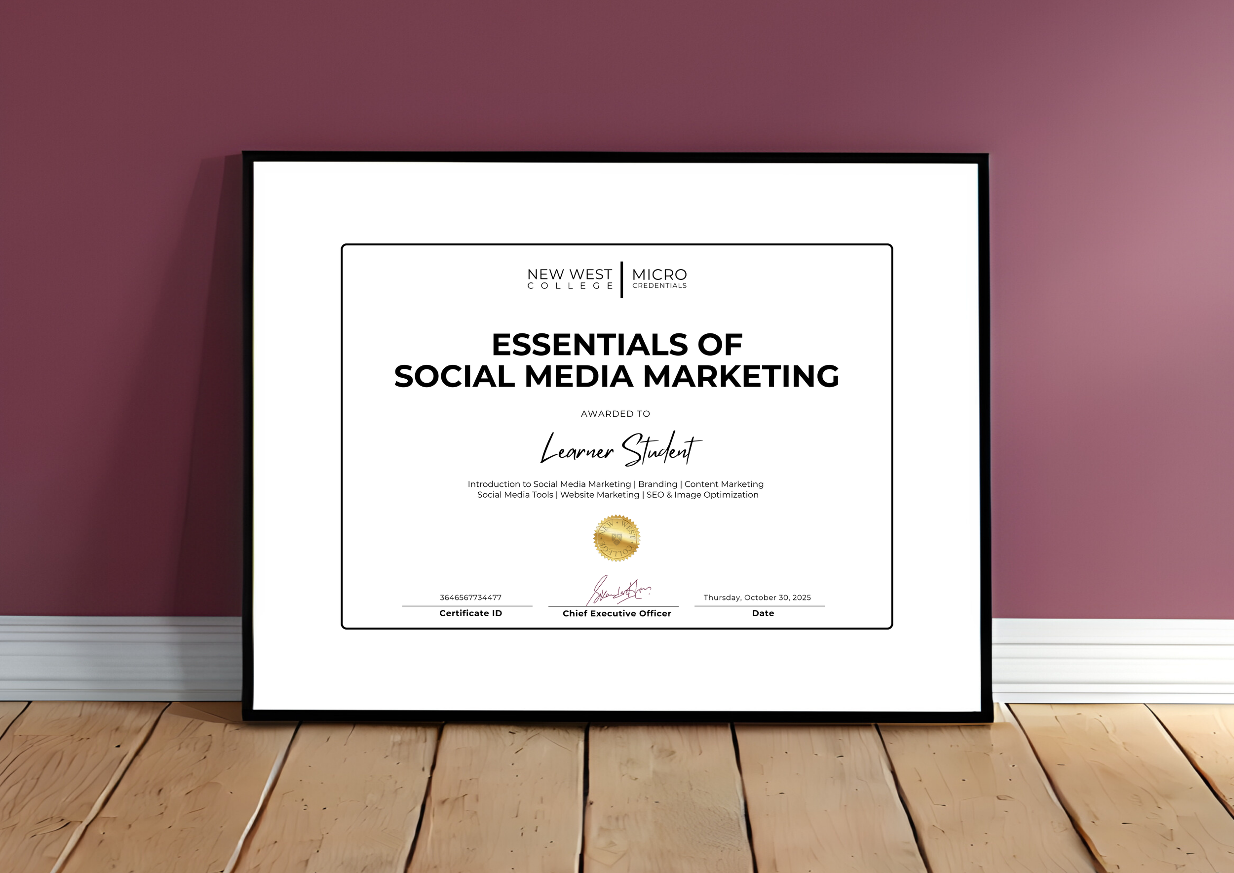 Essentials of Social Media Marketing — New West College