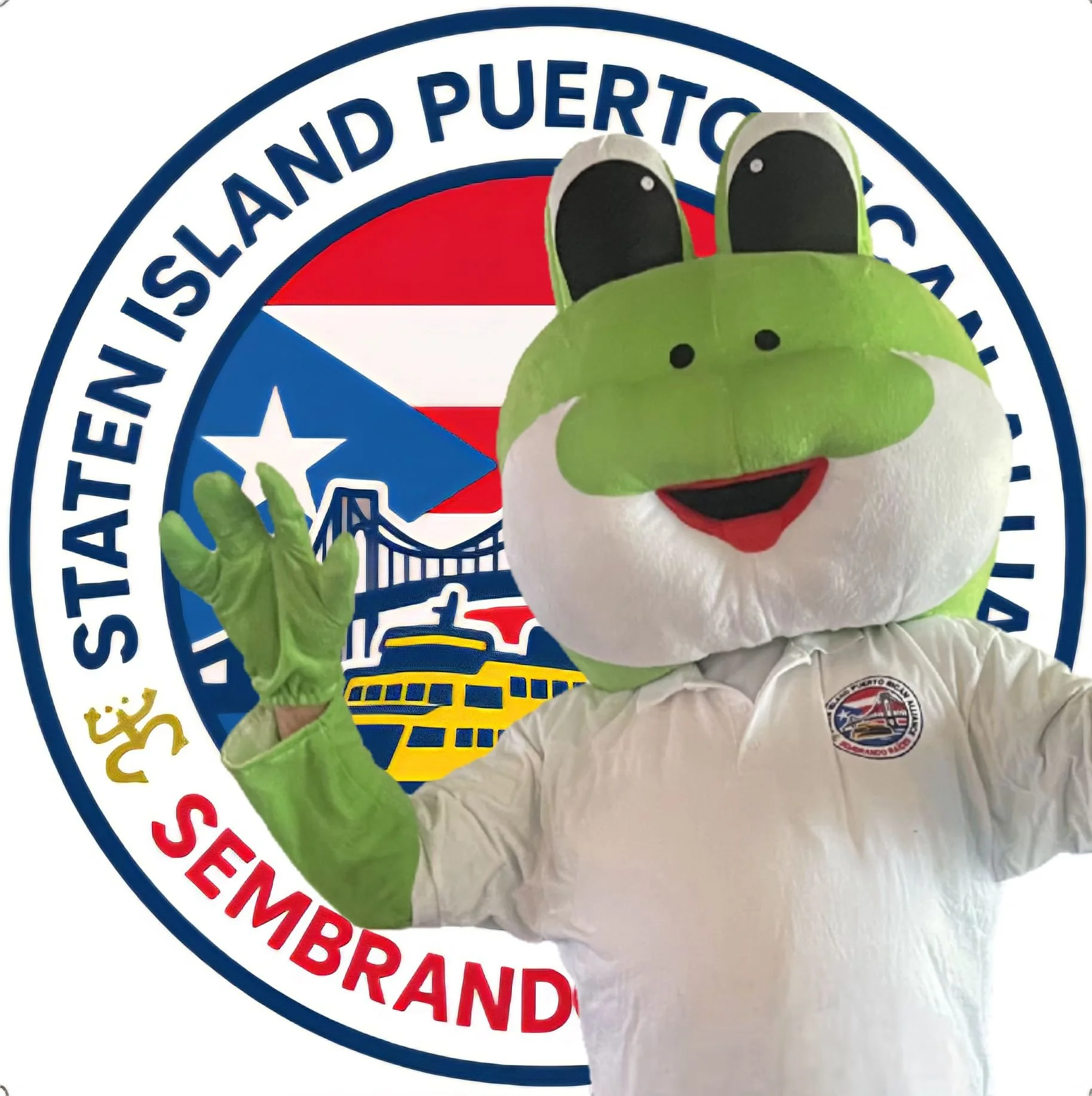 SIPRA Green Coqui Mascot 