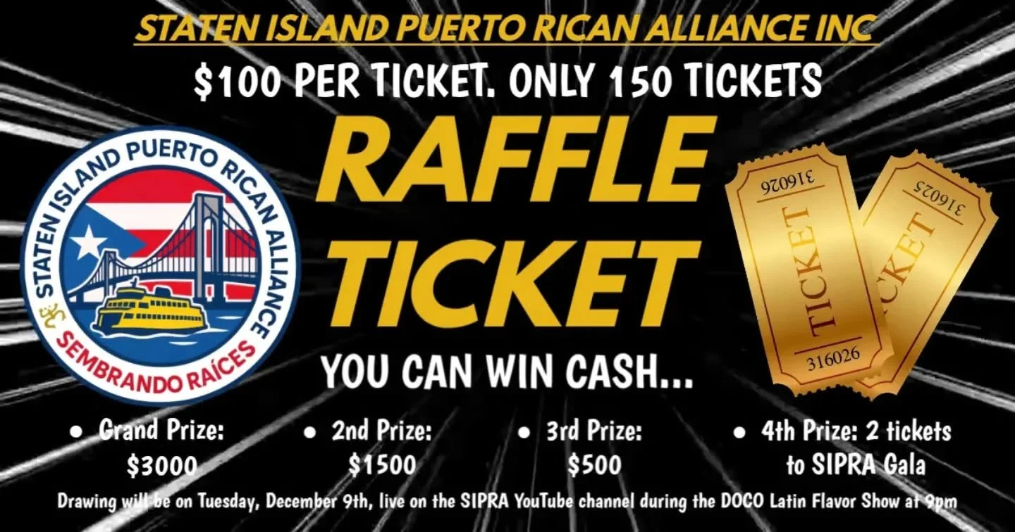 Only 2 weeks left to buy your raffle tickets! 1 lucky winner will get $3k COLD, HARD CASH! Just in time for Christmas! Use it for gifts or think of it as "reimbursement" for what you already spent! Lol! Or buy a plane ticket to Puerto Rico 