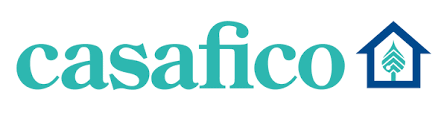 Casafico logo with house icon and Wi-Fi signal