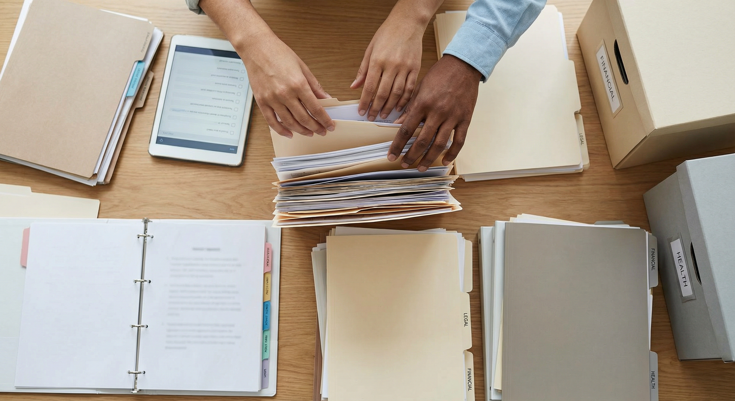 Estate Organization / “Get Your Affairs in Order” Planning