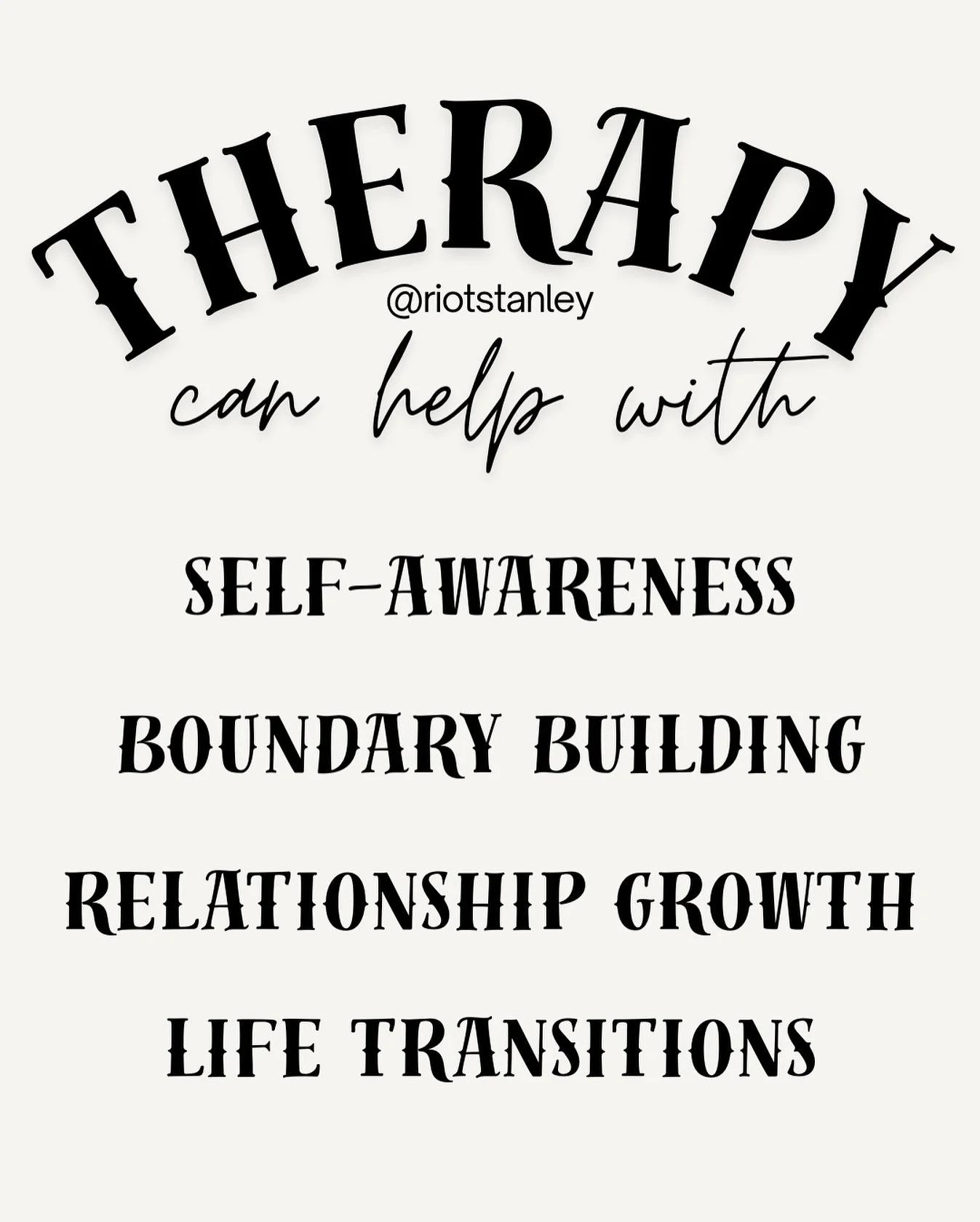 Therapy isn&rsquo;t just for one thing&mdash;it can help you heal, grow, unlearn, and discover new parts of yourself. There&rsquo;s no shame in needing support, only courage in seeking it. 

To learn more or to schedule a session, please contact me! 
